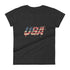 USA Grunge Women's short sleeve t-shirt - Mainstream Freedom